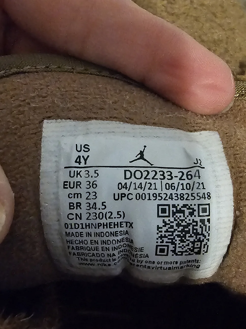 Kids Brown Shearling Sneakers with Blue & Pink Swoosh - Nike